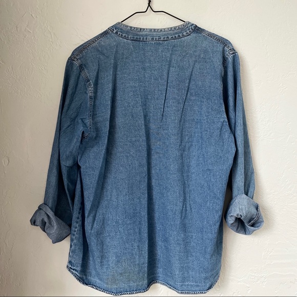 Vintage Shaver Lake Stonewashed Denim Button Up - Picture 3 of 8